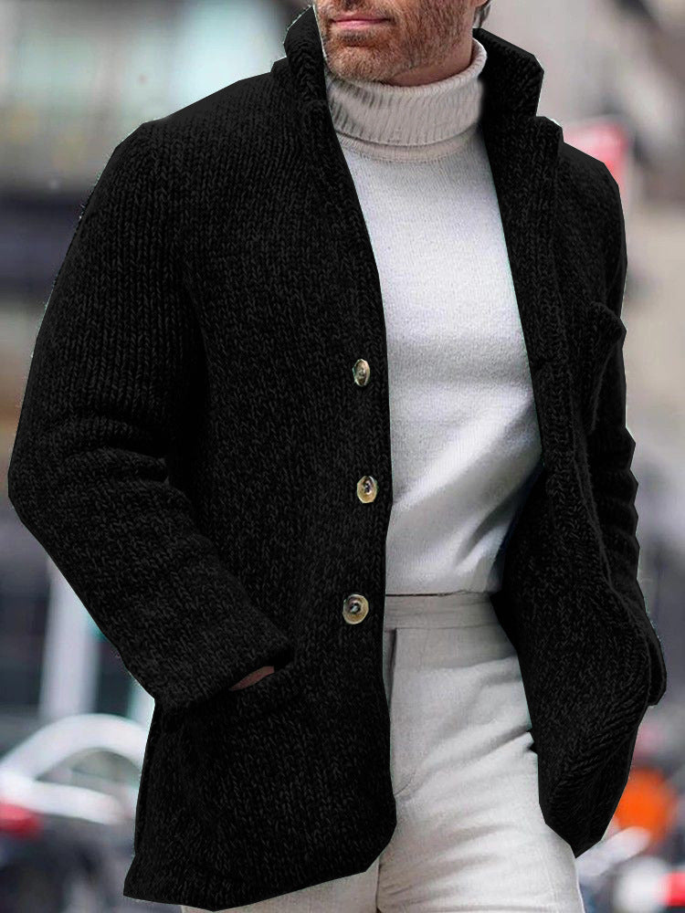 Herren Strickjacke Modern Elegante Textur