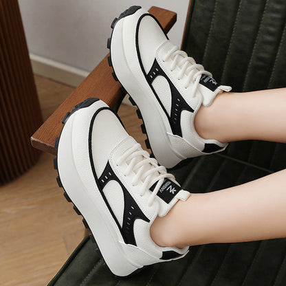 Damen Sneaker Plattform Schuhe Modisch Rutschfest - BerlinGlamour