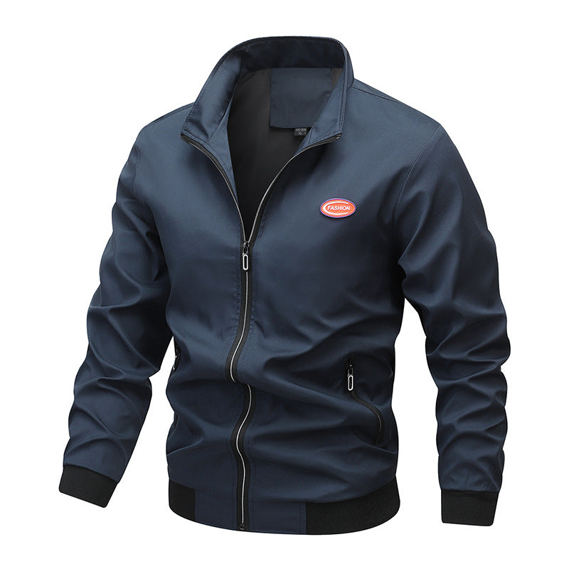 Herren Sportjacke Übergangsjacke Elastisch Reißverschluss