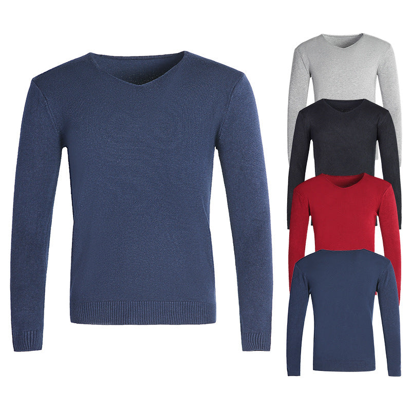 Herren Pullover V-Ausschnitt Klassisch Elegante Qualität - BerlinGlamour
