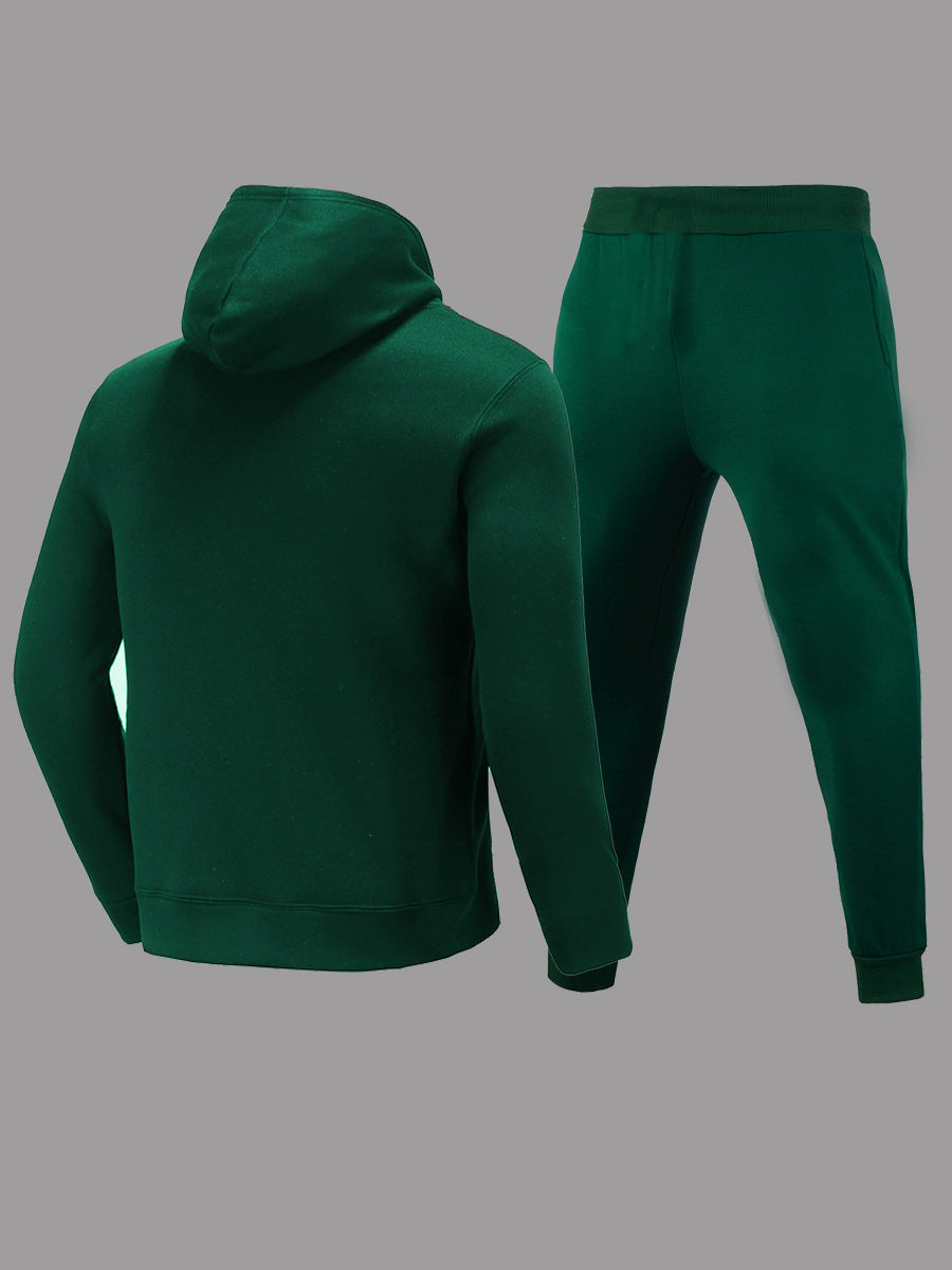 Gemütliches Herren Jogginganzug Kapuzenpullover Set Bequem