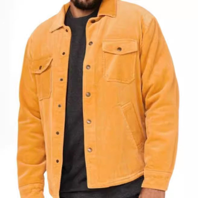 Herren Cordjacke Warm Gefüttert Praktisch - BerlinGlamour