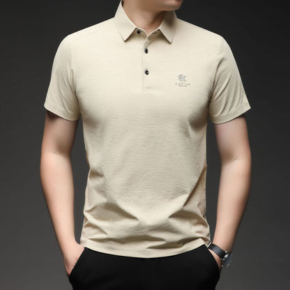 Herren Poloshirt atmungsaktiv Feinbaumwolle Modern