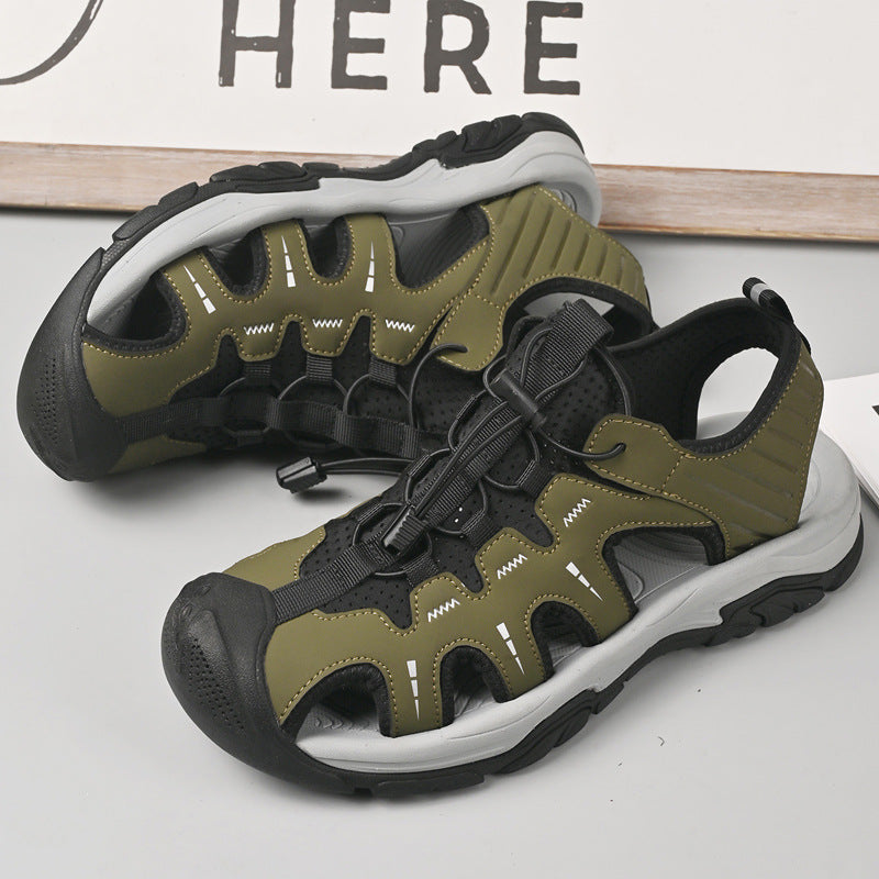Damen Sandalen Atmungsaktiv mit Schnürsystem Komfort Modell