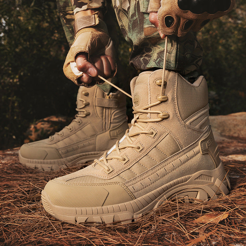 Herren Outdoor-Stiefel Wasserdicht mit Knöchelschutz und rutschfester Sohle - BerlinGlamour