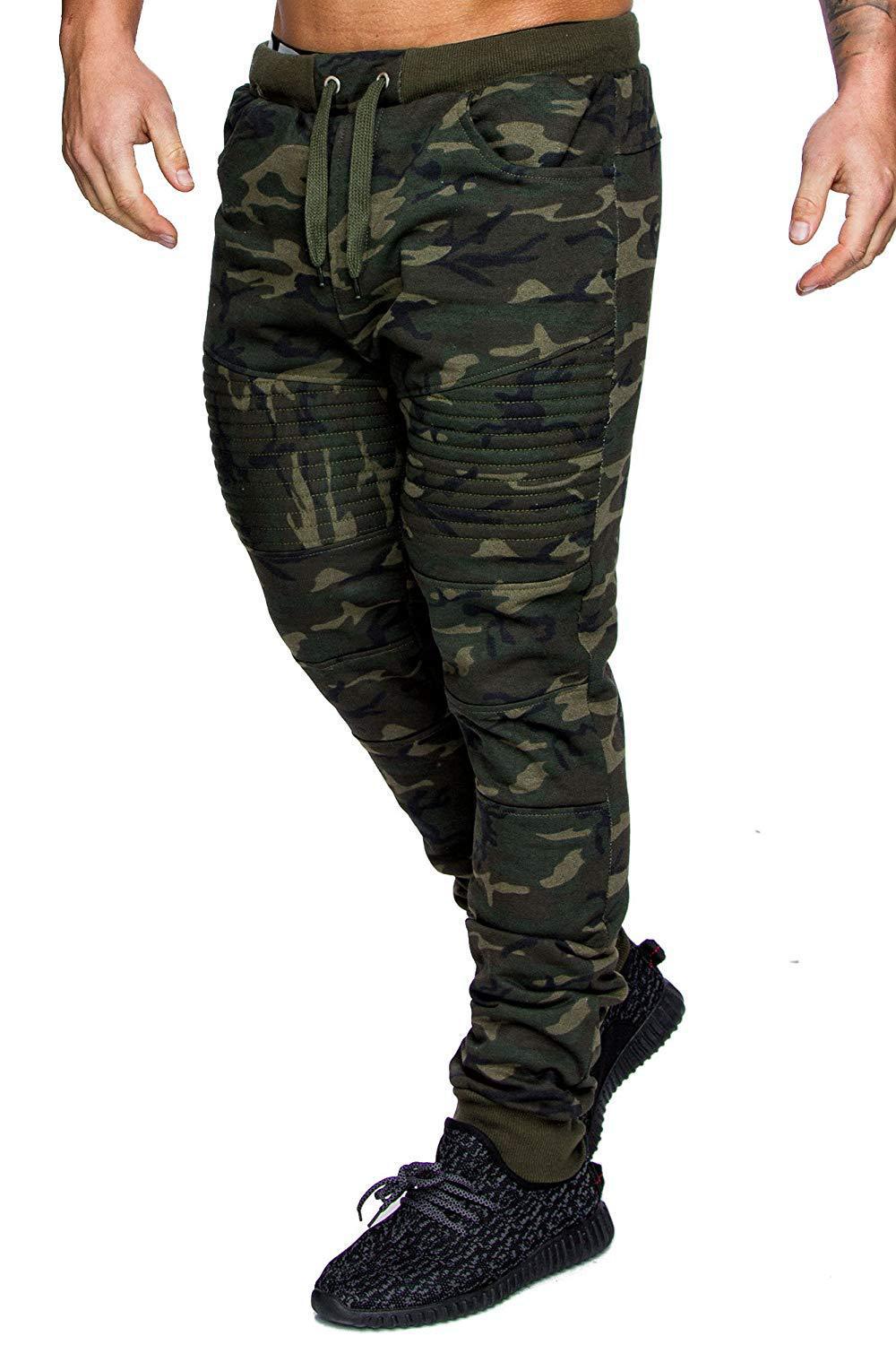 Herren Jogginghose Slim Fit Sportlich Mit Struktur