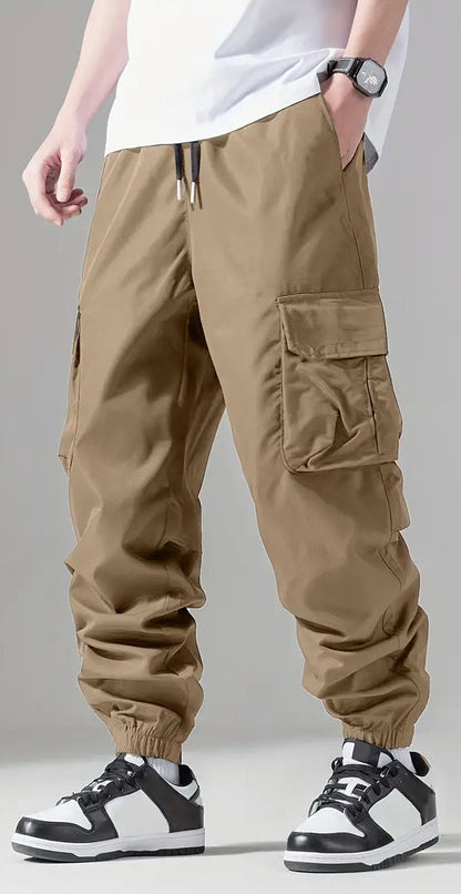 Herren Trainingshose Cargo Bequem Elastisch