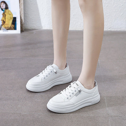 Damen Sneaker Sportlich Atmungsaktiv Mesh Weiße Sohle