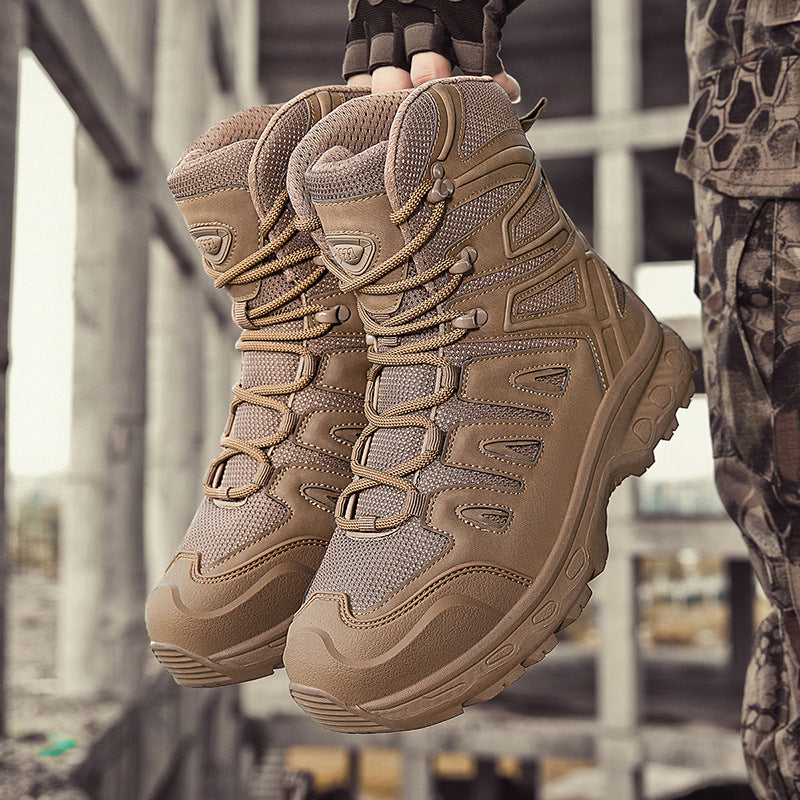 Herren Tactical Stiefel Knöchelhoch Rutschfest Outdoor