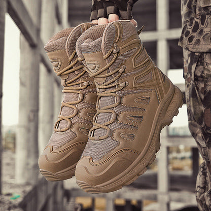 Herren Tactical Stiefel Knöchelhoch Rutschfest Outdoor