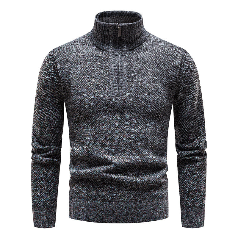 Herren Strickpullover Komfortabel Halbzipp Modisch