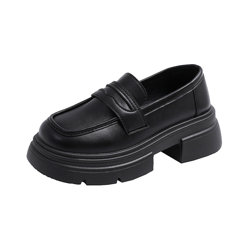Damen Loafers PlateauSchuhe Elegante Schnalle Moderne