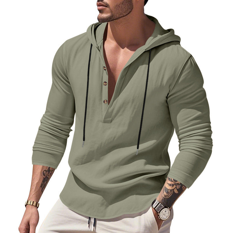 Herren Kapuzenpullover Lässig Moderner Schnitt