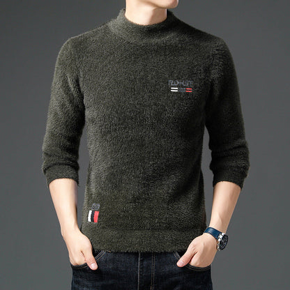 Herren Pullover Stehkragen Weich Modern