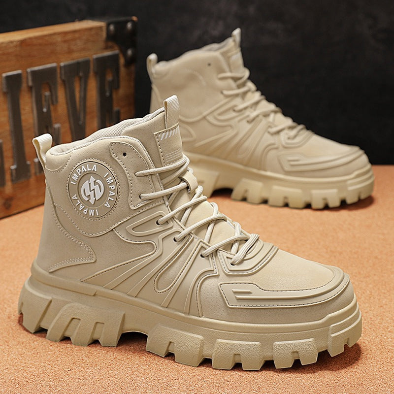 Damen High-Top Stiefel Robust Winterstiefel Rutschfest