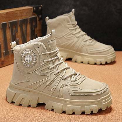 Damen High-Top Stiefel Robust Winterstiefel Rutschfest