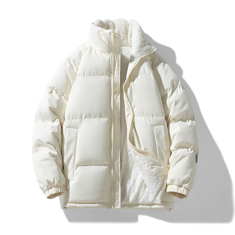 Herren Steppjacke Warm Isoliert Hochkragen