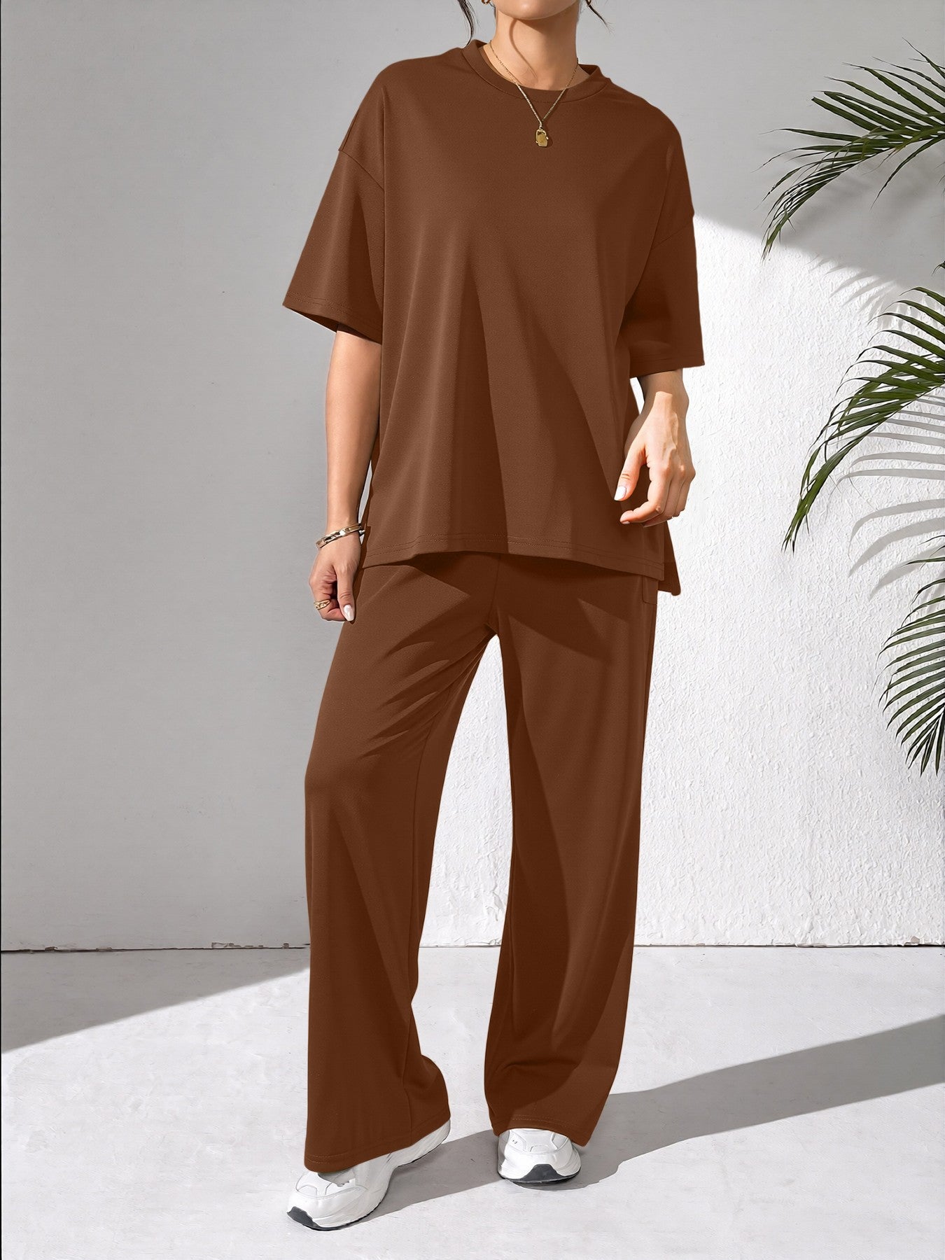 Damen Freizeit Set Weites Oberteil Bequem