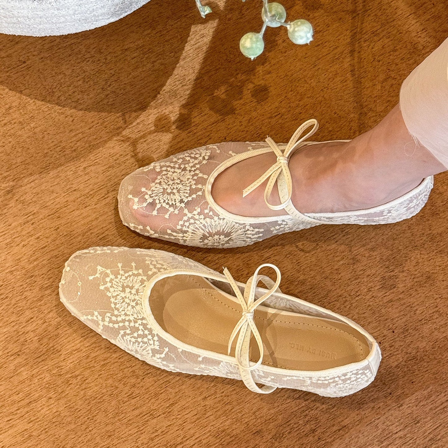 Damen BallerinasSexy Schnürballett mit Komfortsohle