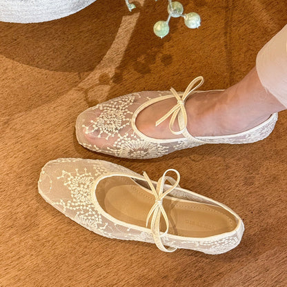 Damen BallerinasSexy Schnürballett mit Komfortsohle