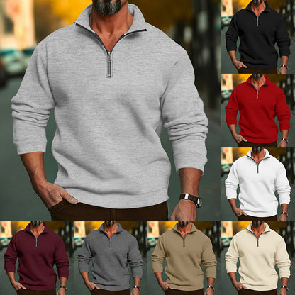 Herren Hoodie Reißverschluss Elastisch Sportlich - BerlinGlamour