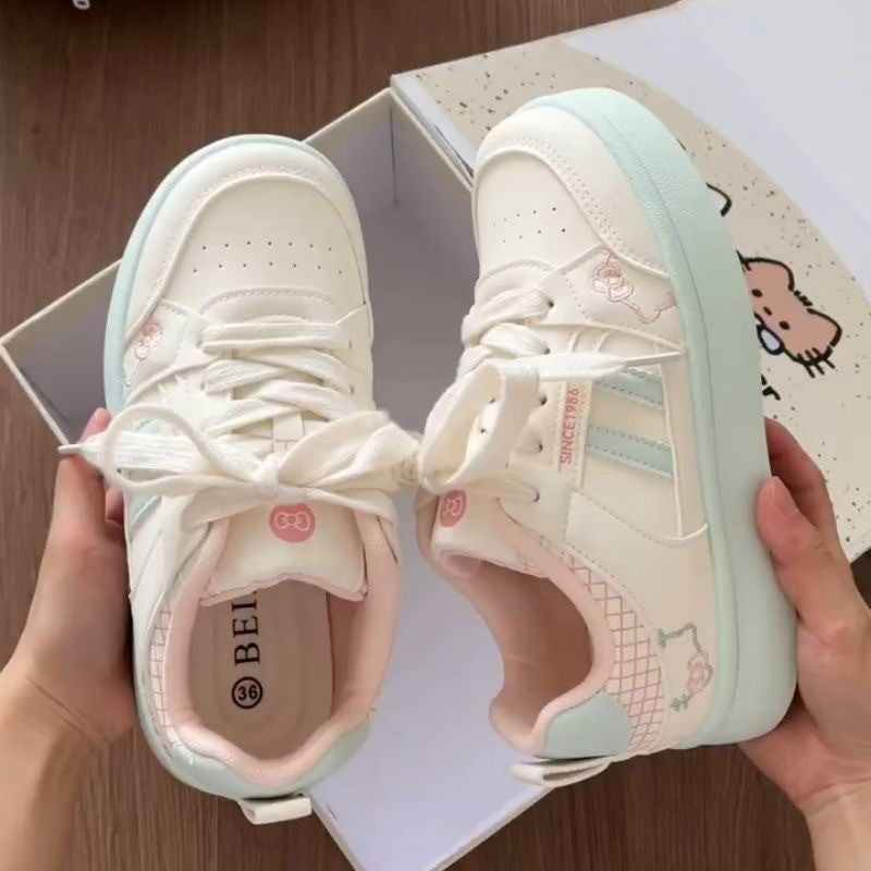 Damen Sneaker Bequem Verspielt Luftpolsterung - BerlinGlamour