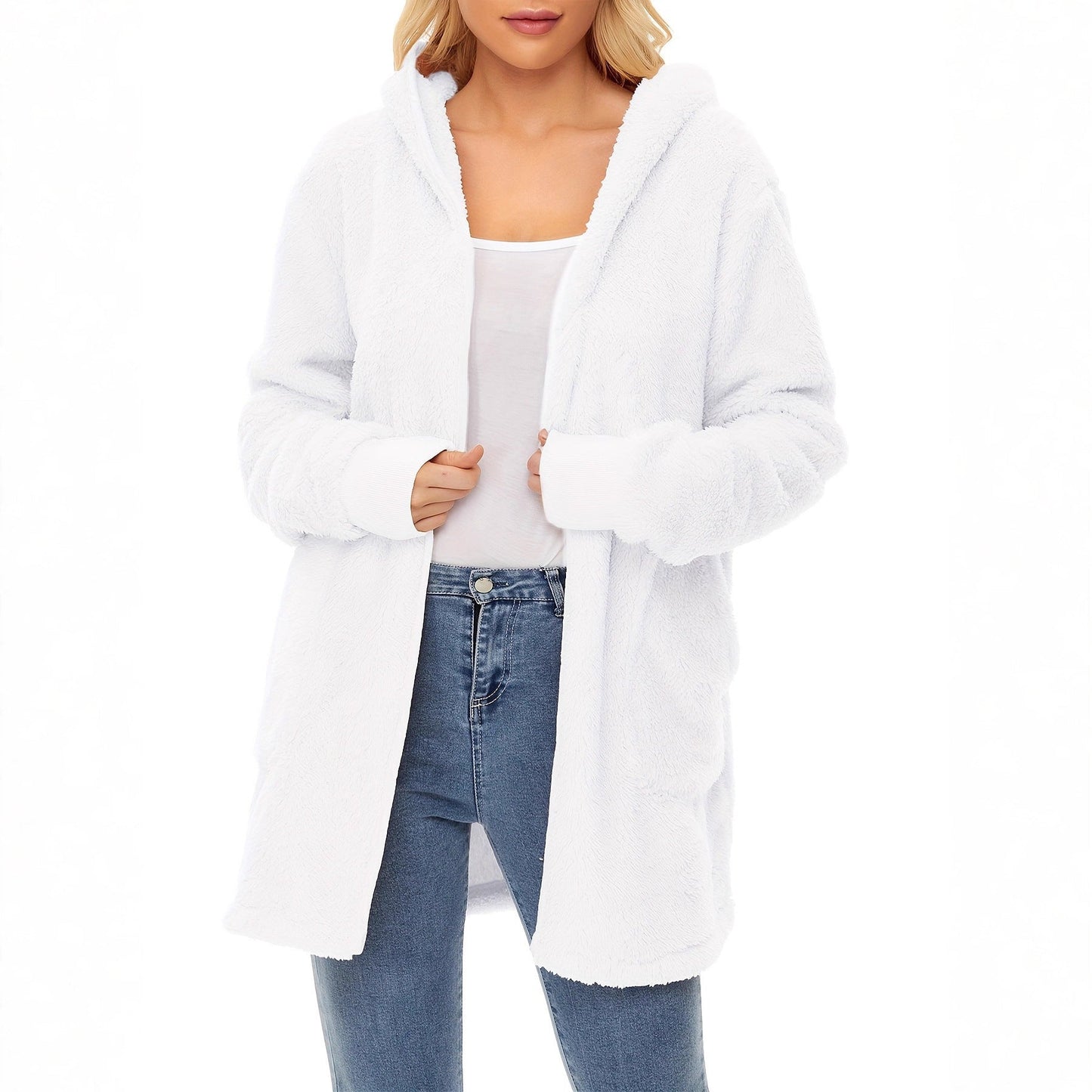 Weiche Damen Fleecejacke Warm Berlin Style
