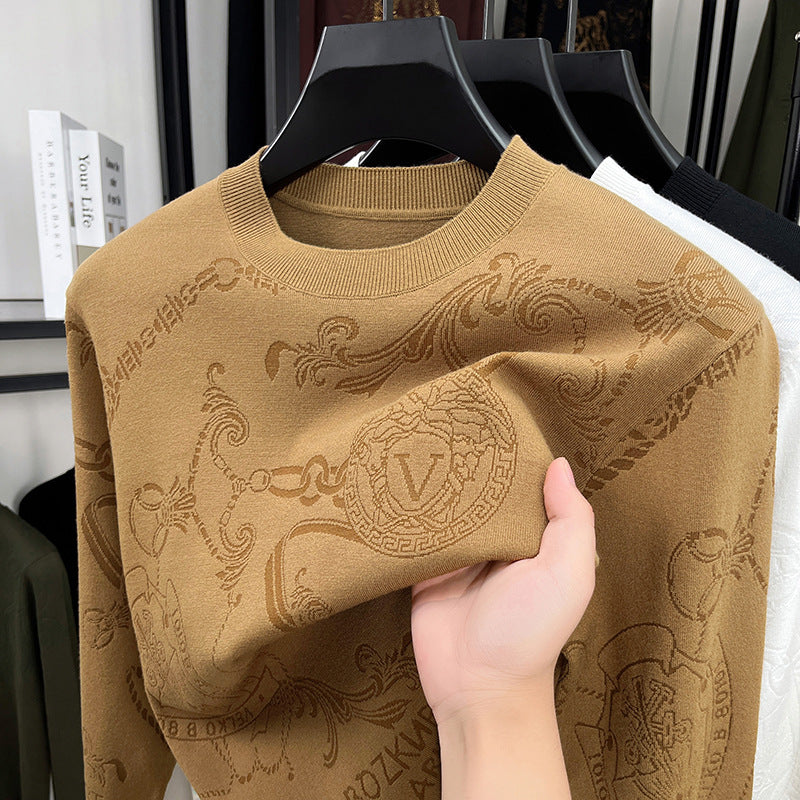 Herren Strickpullover mit 3D Logo Modern Berlin Style - BerlinGlamour