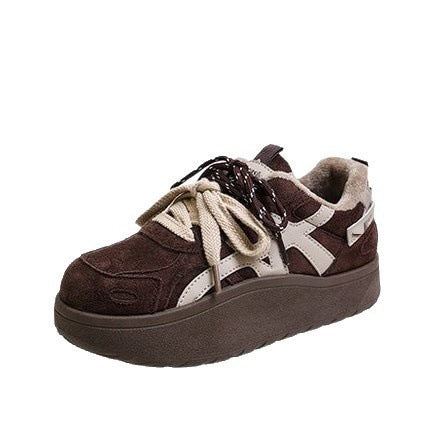 Damen Sneaker Warm Innenfutter Elastisch Sneakers Frauen - BerlinGlamour