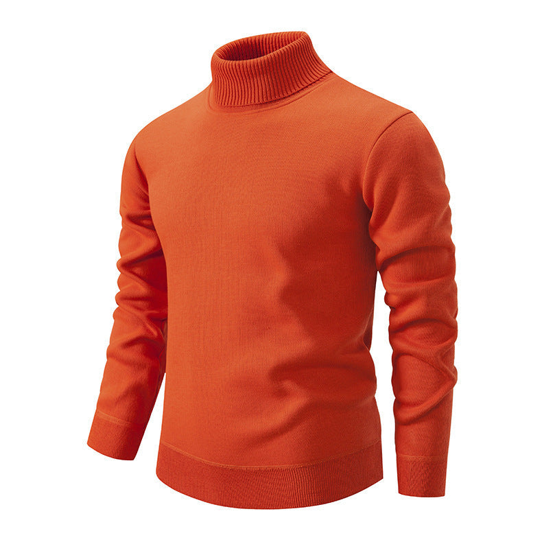 Herren Rollkragenpullover Weich Strickig Modern Berlin