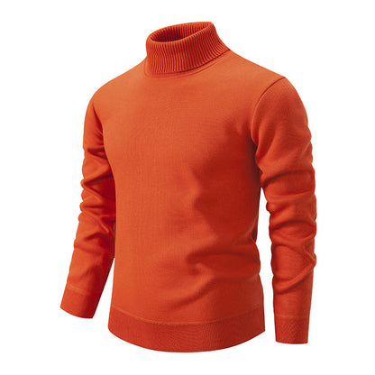 Herren Rollkragenpullover Weich Strickig Modern Berlin