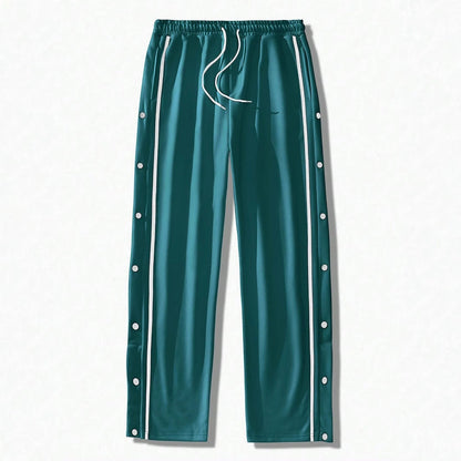 Herren Sport Hose Trainingshose Mit Druckknopf