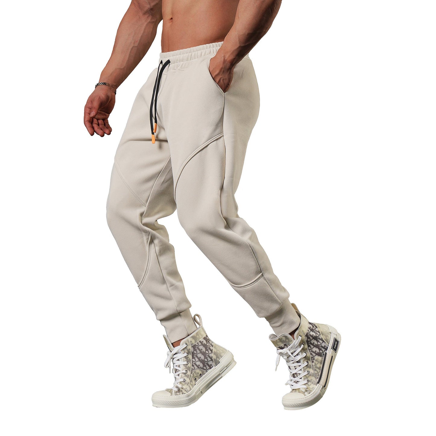 Herren Sweatpants Bequem Modern mit Taschen