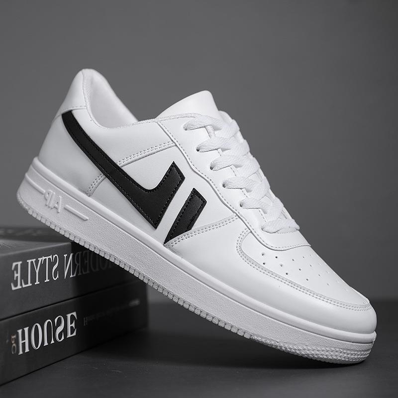 Damen Leder Schuhe Modern Freizeit Schuhe Schwarz - BerlinGlamour
