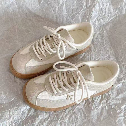 Damen Sneaker Sportlich Weich Veloursleder Komfort Sohle