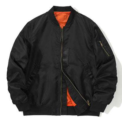 Herren Bomberjacke Modern Funktionsjacke Mit Taschen