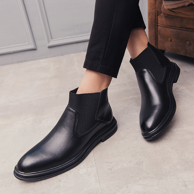 Damen Chelsea Stiefel Elegante Bequem Schnellverschluss