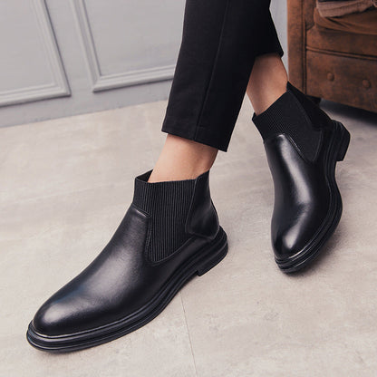 Damen Chelsea Stiefel Elegante Bequem Schnellverschluss