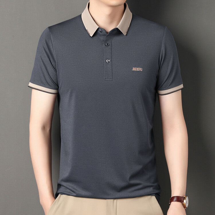 Herren Polo-Shirt Sportlich Moderner Kragen