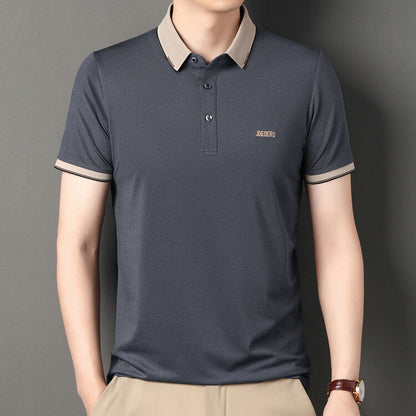 Herren Polo-Shirt Sportlich Moderner Kragen