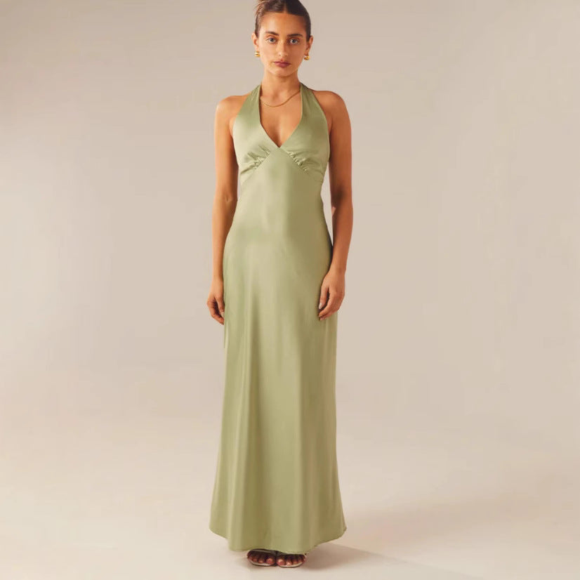 Damenkleid Elegantes Wickelkleid V-Ausschnitt Slim Fit - BerlinGlamour
