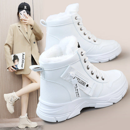 Damen Winterboots Warm Kunstfellfutter Robust - BerlinGlamour