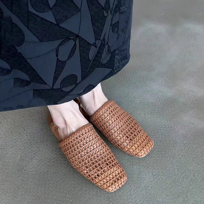 Damen Slipper Bequem Lässig Luftig Mit Netzdesign