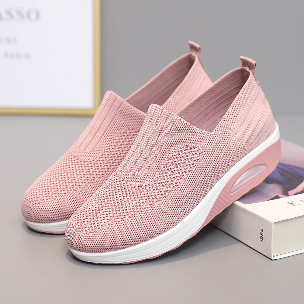 Damen Sneaker Bequem Luftig Mit Dämpfung