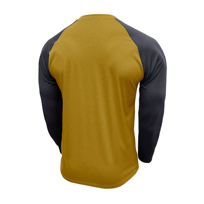 Herren Baseballshirt Sportlich Grau Berlin