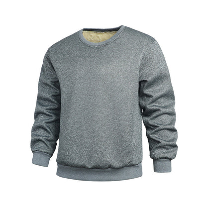 Herren Fleecepullover Bequem Warm Rundhals