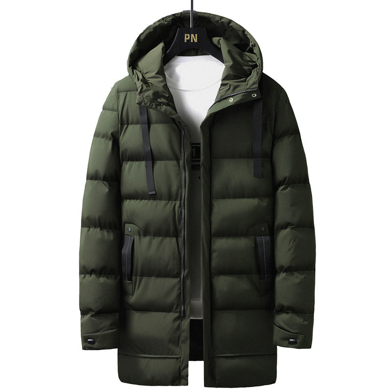Herren Winterjacke Isoliert Verstellbarer Kragen