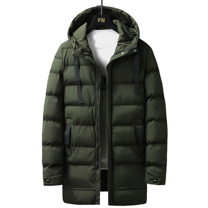 Herren Winterjacke Isoliert Verstellbarer Kragen