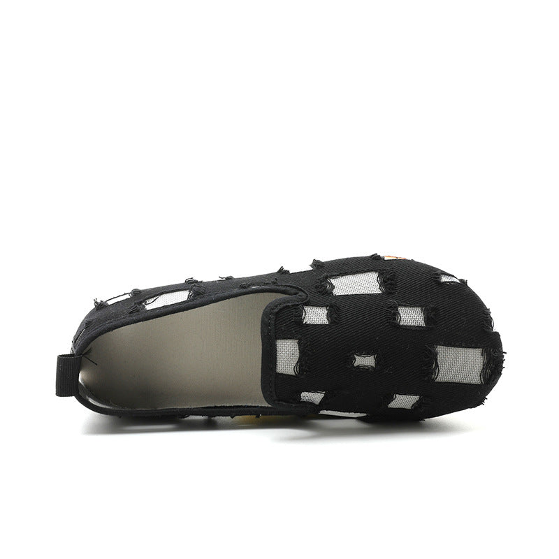 Damen Hausschuhe Slip-On Bequem atmungsaktiv