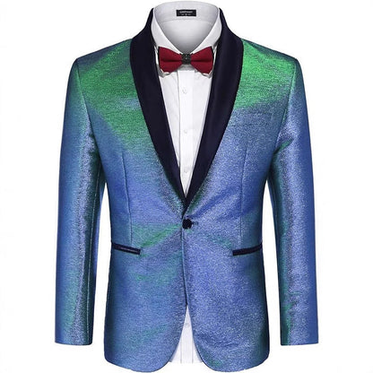 Herren Sakko Glänzend Elegant Abendanzug